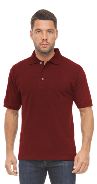 Рубашка ПОЛО "Stark Cotton", бордо Бел 543.02
