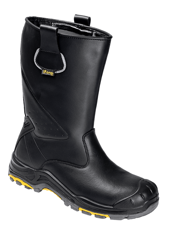 Сапоги iForm® ORIGINAL DIAMOND GRIP (ОРИДЖИНАЛ ДАЙМОНД ГРИП) с КП и КС нат мех, кожаные ПУ/нитрил