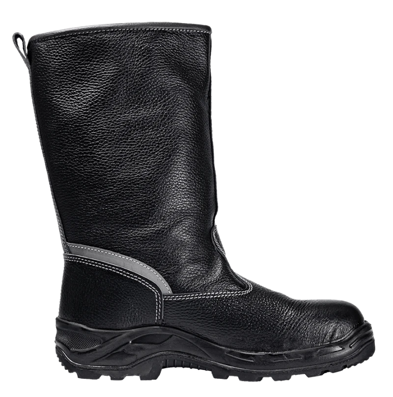 Сапоги TURBO с КП, хромовые ПУ/нитрил (Сап. 085)