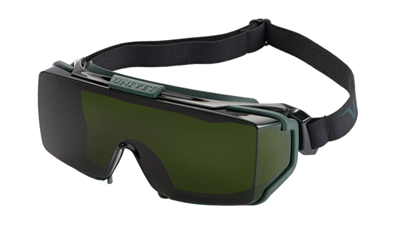 Очки UNIVET™ 5X2 (5X2.03.06.50) (РС) Vanguard Plus (KN), н/в, газосварочные (Green IR5) Очк 818.03