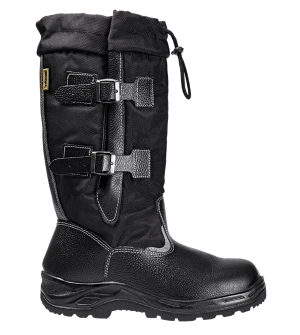 Сапоги TURBO "СЕВЕР" с КП (68КП/Мод.Сап 131), многослойный утеплитель, кожа/оксфорд, ПУ/нитрил