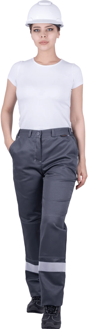 Костюм РОУД летний, серый-красный, женский (Куртка+брюки) Кос 790