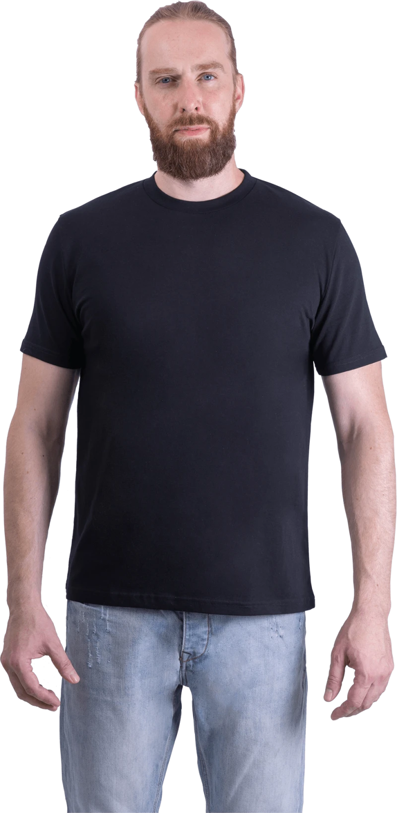 Футболка короткий рукав 160 г/м2, черная Бел 006.11