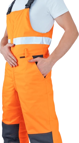 Костюм РЕФЛЕКТ-2 зимний, Со - 3-й класс защиты, Тнв - 4-й класс защ, флуоресцентный оранжевый-серый Кос 759