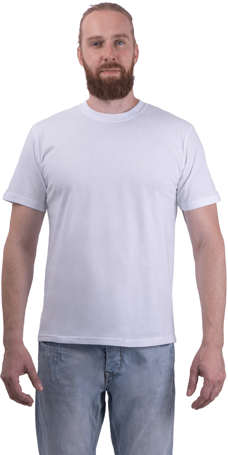 Футболка короткий рукав 160 г/м2, белая Бел 006.01