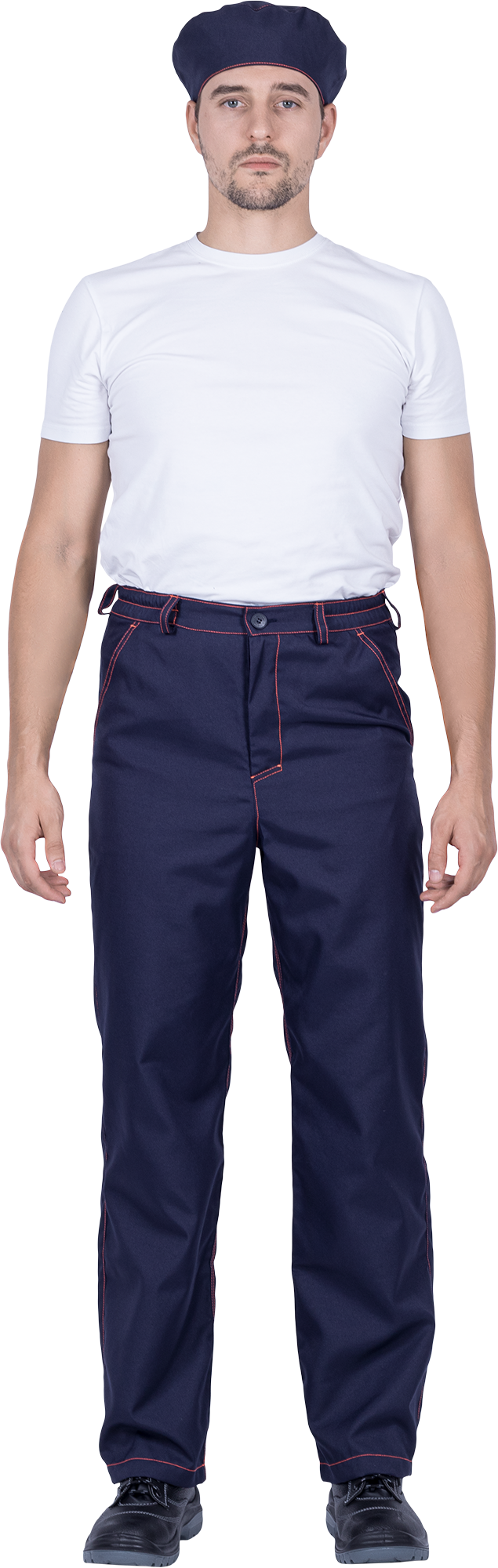 Костюм мужской ХИМОС (куртка, брюки, берет) от растворов кислот и щелочей, механических воздействий